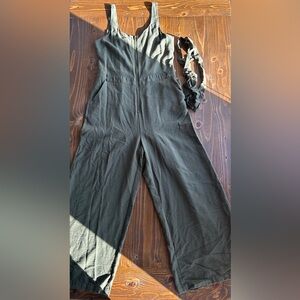 MELLODAY Charcoal Wide-Leg Trousers